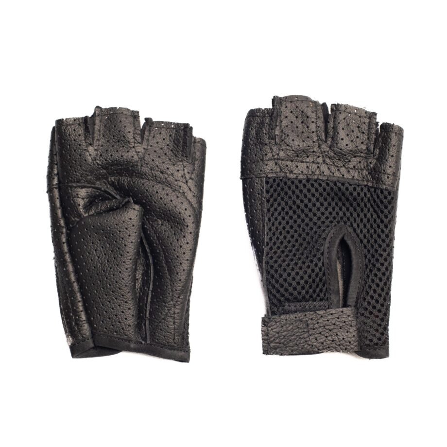 Guantes de Piel Deportivo pro de Malla 0028