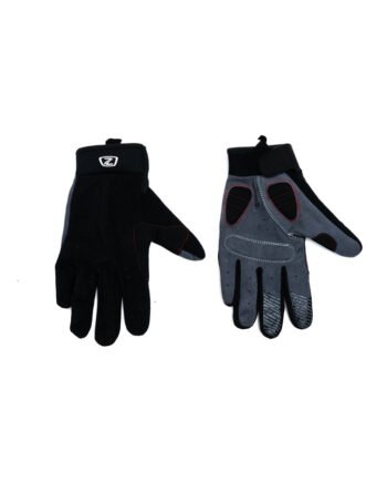Guantes Zefal Gris de Gamuza con Gel