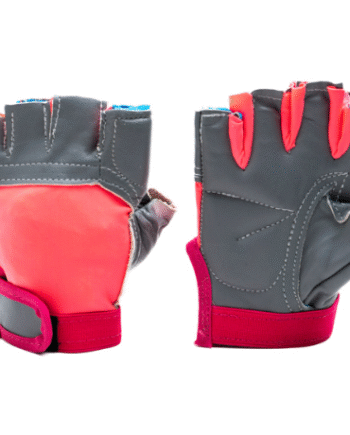 Guantes de Piel Para Niña Medio Dedo